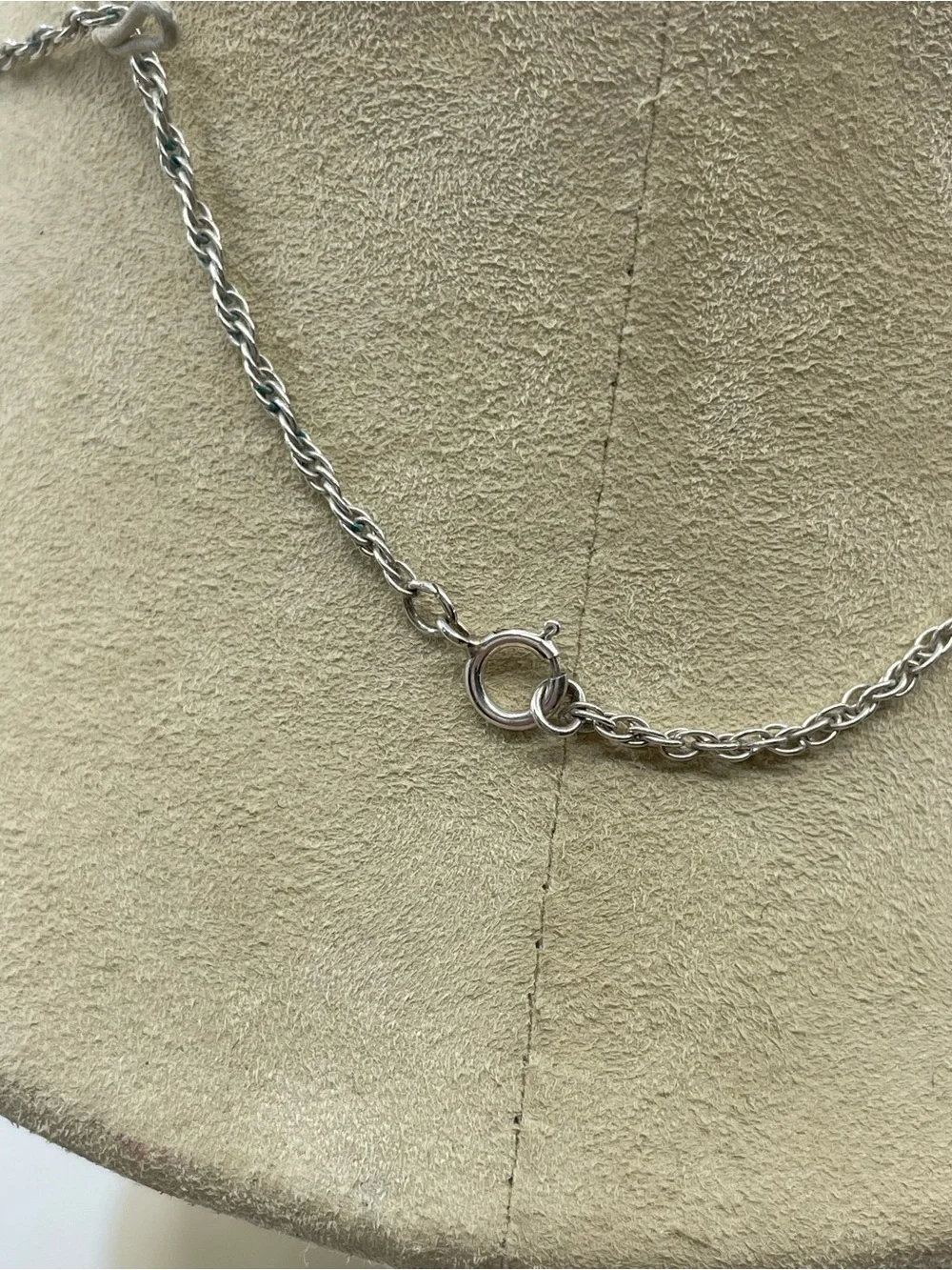 925 Sterling Silver Rope Chain Necklace 24” 3.63g Spring Ring Clasp New
